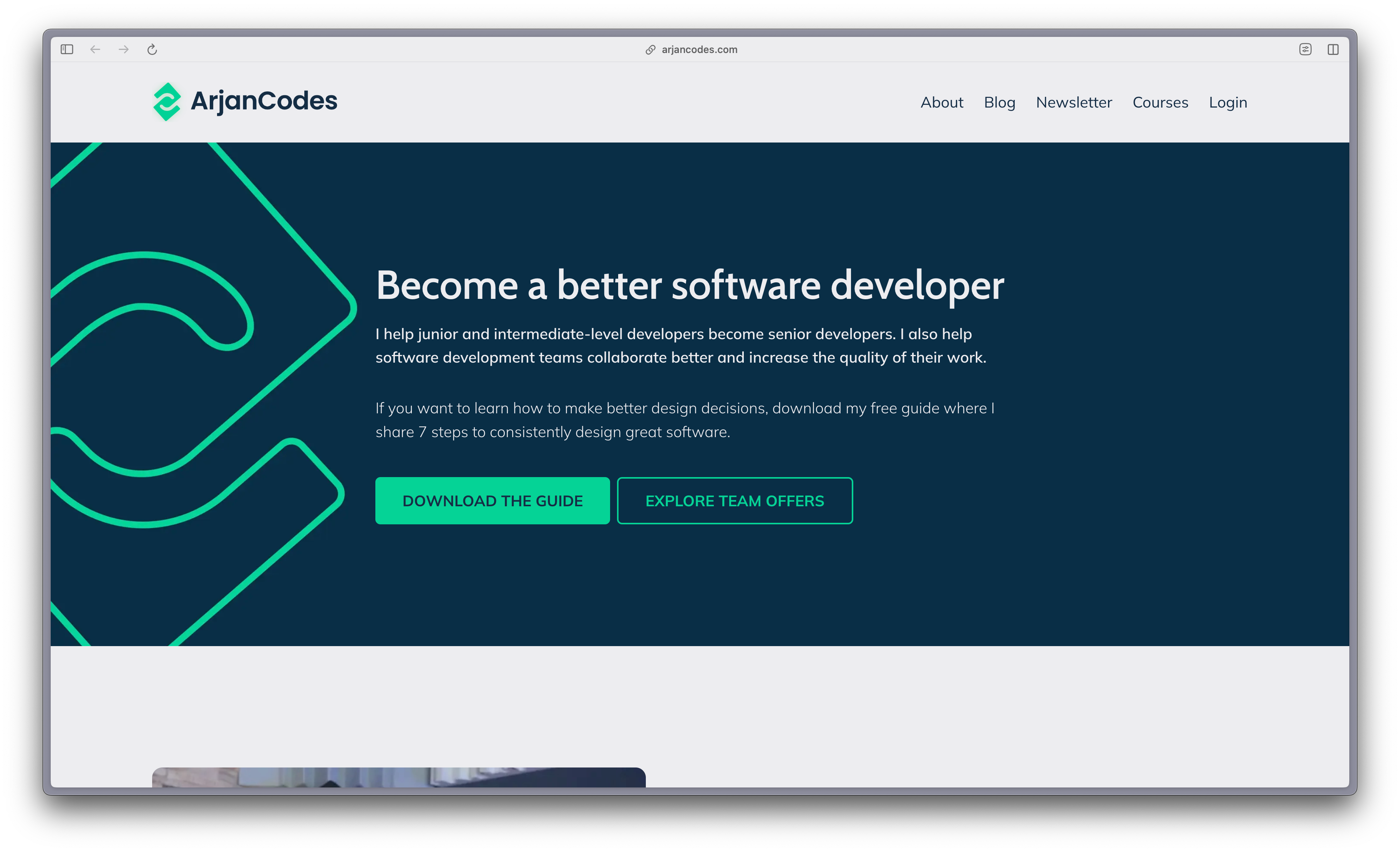 ArjanCodes Business Portal