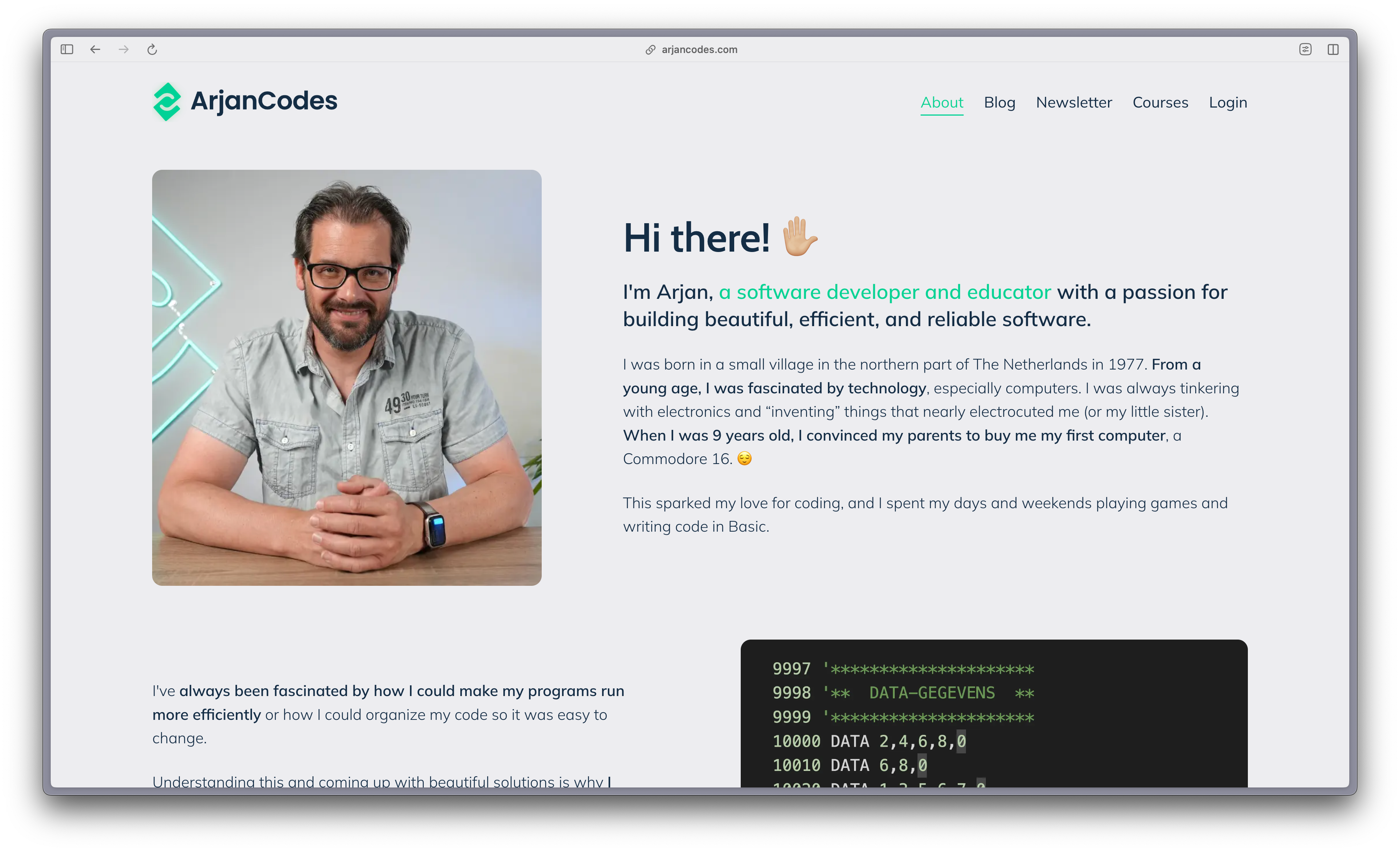 ArjanCodes Business Portal